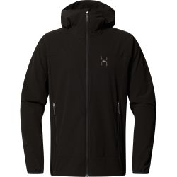 Haglöfs Rosson Softshell Hood – Geacă softshell cu glugă - Negru True Black