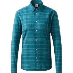 Haglöfs Virke Flannel Shirt W – Cămașă din flanel - Albastru Mountain Teal/Deep Teal