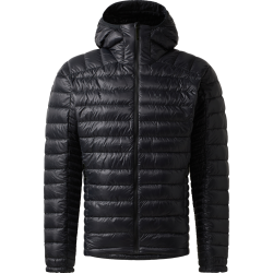 Haglöfs L.I.M Down II Hood – Geacă din puf ultraușoară cu glugă - Negru True Black