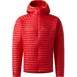 Haglöfs L.I.M Mimic II Hood – Geacă izolată ultraușoară Mimic cu glugă - Roșu Tech Red