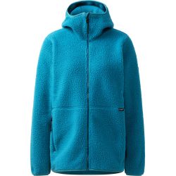 Haglöfs Funäs Pile Hood W – Hanorac fleece pufos - Albastru Deep Teal