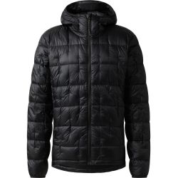 Haglöfs Hede Down Hood – Geacă din puf cu glugă - Negru True Black