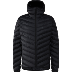 Haglöfs Särna Mimic II Hood – Geacă izolată Mimic Gold cu glugă - Negru True Black