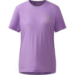 Haglöfs Outsiders Graphic Tee W – Tricou cu imprimeu - Mov Purple Ice
