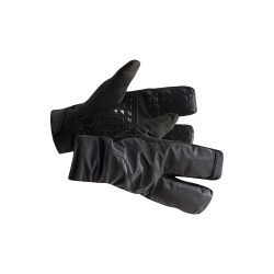 Craft Siberian 2.0 Split Finger Glove – Mănuși de ciclism de iarnă cu degete împărțite - Negru