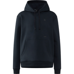 Haglöfs Hoodie – Hanorac din bumbac organic - Negru True Black
