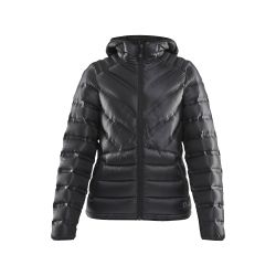 Craft LT Down Jacket W – Geacă din puf ușoară cu glugă - Negru