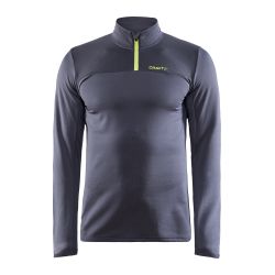 Craft Core Gain Midlayer – Bluză strat intermediar cu fermoar scurt - Gri