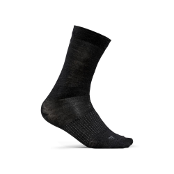 Craft 2-PACK Wool Liner Sock – Șosete subțiri din lână, 2 perechi - Negru
