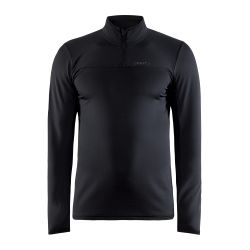 Craft Core Gain Midlayer – Bluză strat intermediar cu fermoar scurt - Negru
