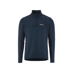 Craft Core Gain Midlayer – Bluză strat intermediar cu fermoar scurt - Albastru (3980)
