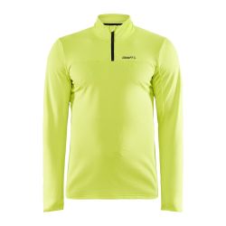 Craft Core Gain Midlayer – Bluză strat intermediar cu fermoar scurt - Galben