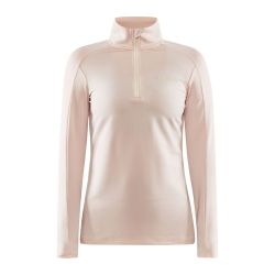 Craft Core Gain Midlayer W – Bluză strat intermediar cu fermoar scurt - Roz