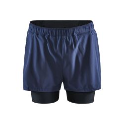 Craft ADV Essence 2-IN-1 Stretch Shorts – Pantaloni scurți de antrenament 2 în 1 - Albastru închis