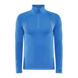 Craft Active Extreme X Zip LS – Bluză strat de bază cu fermoar scurt - Albastru