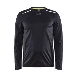 Craft PRO Hypervent LS Wind Top – Bluză de alergare ultraușoară anti-vânt - Negru