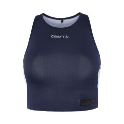 Craft PRO Hypervent Cropped Top W – Top scurt de alergare - Albastru închis