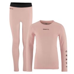Craft Core Warm Baselayer Set Junior – Set strat de bază cald pentru copii - Roz