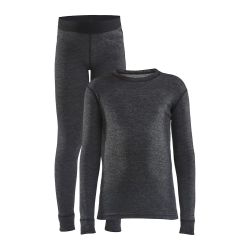 Craft Core Wool Merino Set Junior – Set strat de bază cu lână merinos pentru copii - Negru