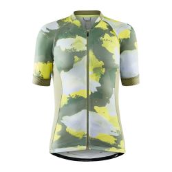 Craft ADV Endur Graphic Jersey W – Tricou de ciclism cu imprimeu - Verde închis cu albastru