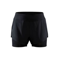 Craft ADV Essence 2-IN-1 Shorts W – Pantaloni scurți de antrenament 2 în 1 - Negru