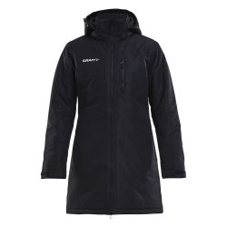 Craft Parka Jacket W – Parka matlasată izolată - Negru