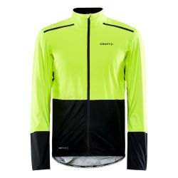 Craft ADV Endur Hydro Jacket – Geacă de ploaie de ciclism - Galben cu negru