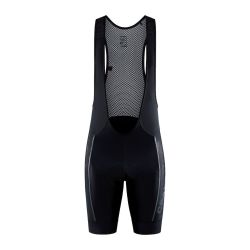Craft ADV Endur Lumen Bib Shorts – Pantaloni scurți de ciclism cu bretele, reflectorizanți - Negru