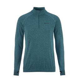 Craft Core Dry Active Comfort HZ – Bluză strat de bază cu fermoar scurt - Verde