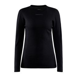 Craft PRO Wool Extreme X LS W – Bluză strat de bază cu lână merinos - Negru