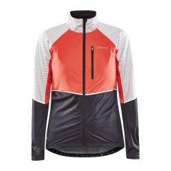 Craft ADV Bike Hydro Lumen Jacket W – Geacă de ploaie de ciclism reflectorizantă - Portocaliu
