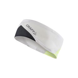 Craft ADV Lumen Fleece Headband – Bentiță de antrenament reflectorizantă - Alb