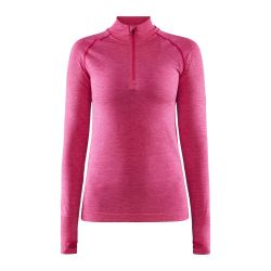 Craft Core Dry Active Comfort HZ W – Bluză strat de bază cu fermoar scurt - Roz