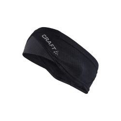 Craft ADV Lumen Fleece Headband – Bentiță de antrenament reflectorizantă - Negru