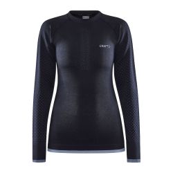 Craft ADV Warm Intensity LS W – Bluză strat de bază caldă - Negru