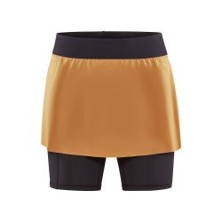 Craft PRO Trail 2IN1 Skirt W – Fustă de alergare trail 2 în 1 - Portocaliu
