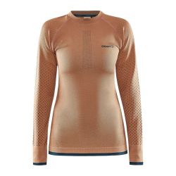 Craft ADV Warm Intensity LS W – Bluză strat de bază caldă - Portocaliu