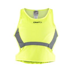 Craft ADV All Year Mesh Vest W – Vestă reflectorizantă ultraușoară - Galben
