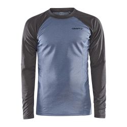 Craft Core Warm Baselayer LS Tee – Bluză strat de bază caldă - Gri (985362)