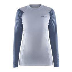Craft Core Warm Baselayer LS Tee W – Bluză strat de bază caldă - Albastru