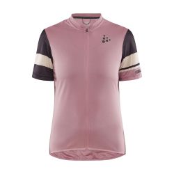 Craft Core Endur Logo Jersey W – Tricou de ciclism cu logo - Roz (743992)