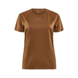 Craft PRO Trail SS Tee W – Tricou de alergare trail ușor - Maro
