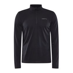 Craft Core Essence Bi-blend Half Zip LS Tee – Bluză sport cu fermoar scurt - Negru
