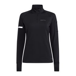 Craft ADV Subz LS 2 W – Bluză de alergare cu guler și fermoar - Negru