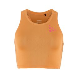 Craft PRO Hypervent Cropped Top 2 W – Top scurt de alergare - Portocaliu