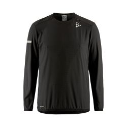 Craft PRO Hypervent LS Wind Top 2 – Bluză de alergare anti-vânt ultraușoară - Negru