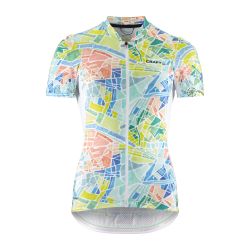 Craft ADV Endur Graphic Jersey W – Tricou de ciclism cu imprimeu - Alb