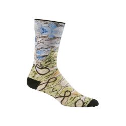 Craft Endur Graphic Sock – Șosete de ciclism cu imprimeu - Albastru