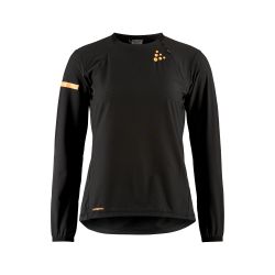 Craft PRO Hypervent LS Wind Top 2 W – Bluză de alergare anti-vânt ultraușoară - Negru