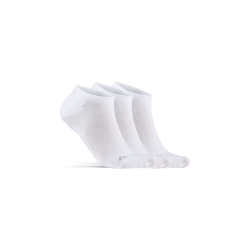Craft Core Dry Footies 5-PACK – Șosete scurte de antrenament, 5 perechi - Alb